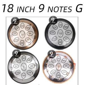 18 22นิ้ว Golden Swirl 9 10 12 14โน้ต tongue GOLD <span class=keywords><strong>drump</strong></span> handpan Hang กลองสแตนเลส G ขนาดเล็กน้อย D มือ - Product Image 4