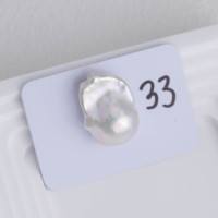 Perles baroques d'eau douce de qualité AAAA, 16 mm, blanches, naturelles, pour la fabrication de bijoux
