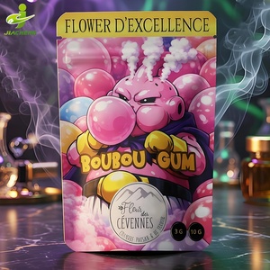 Bolsas Mylar Personalizadas Impresas para Empaque Comestible, a Prueba de Olores, Holográficas, Exóticas, de 3.5g, 7g, 14g, 28g, 1 Libra, Tipo Stand-up - Product Image 1