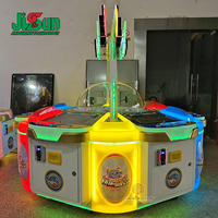 Machine de jeu vidéo à monnayeur pour enfants, 6 joueurs, avec plateau tournant, construction métallique, pour usage intérieur, garantie 1 an, version anglaise