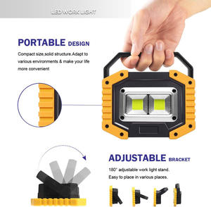 Lámpara de Trabajo Recargable por USB de 30 W y 1500 Lúmenes, Ultra Brillante, Portátil, para Acampar al Aire Libre, Emergencias y Obras - Product Image 5