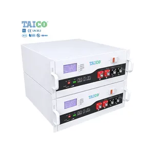 TAICO LIFEPO4 סוללה 48V 100ah 200ah 300Ah ליתיום-יון סוללה 15kwh 51.2V 300Ah ליתיום יון סוללות