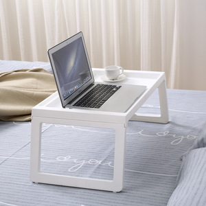 Bureau d'ordinateur portable pliable en plastique pour lit, études, travail, étudiants, usage domestique - Product Image 1