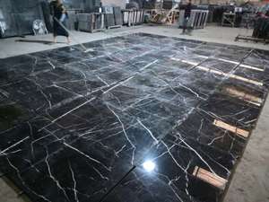 Baldosa de mármol negro pulido Natural, <span class=keywords><strong>marmol</strong></span>,pisos de <span class=keywords><strong>marmol</strong></span>, revestimiento Interior 3d, suelo de pared italiano, Galaxia mate - Product Image 6