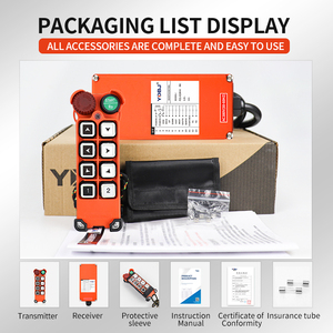 Télécommande radio sans fil industrielle F21-E2M-8, prix usine pour palans de levage, grues aériennes et levages de charges - Product Image 1