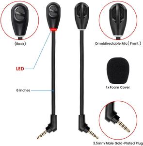 HyperX Cloud Flight/ Flight S Reemplazo de micrófono con cancelación de ruido Omnidireccional Metal con cable para auriculares para juegos - Product Image 4