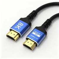 Câble HDMI 2.1 8K HD à prix d'usine, 48 Gbit/s, ultra haute vitesse, pour l'approvisionnement de projets