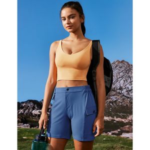 Womens Hiking Shorts Stretchy Cargo With Pockets Quick Dry UPF 50+ Golf Athletic Outdoor Summer Shorts - Product Image 2