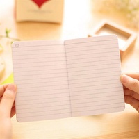 Mini bloc-notes 24 feuilles 7mm collège ligné Portable Steno Smart A4 A5 Kraft cahier journaux personnalisables avec stylo