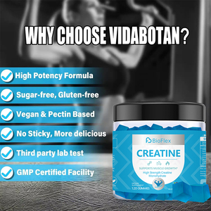 120 contare le caramelle gommose monoidrato personalizzate per la creatina 5g di pillole per la crescita muscolare Pre-allenamento sportivo che stimolano l'energia integratore gommoso di creatina - Product Image 2