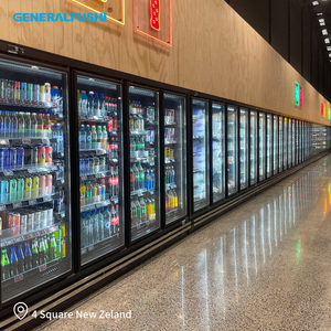 Refrigerador de Puerta de Vidrio Estrecha con Control Remoto, 2.2m de Altura, Equipos de Refrigeración para Supermercados, para Congeladores de Lácteos y Helados - Product Image 5