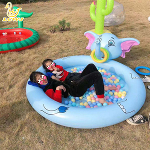 Fontaine gonflable en forme d'éléphant Lowj pour enfants, jeux aquatiques en PVC pour l'extérieur - Product Image 2