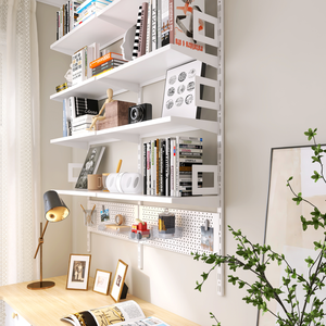 Practical Steel Non-Slip Bookend with Stabilizing Design for Organizing <strong>Books</strong> <strong>on</strong> Living Room <strong>Shelves</strong> - Product Image 3