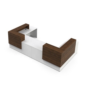 Mostrador de hotel mostradores de recepción muebles de oficina comercial salón de recepción salón de belleza vestíbulo recepción mesa de recepción - Product Image 3