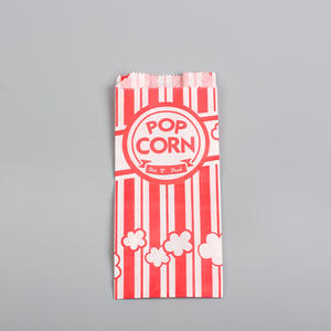 Fête Théâtre <span class=keywords><strong>Film</strong></span> Fête D'anniversaire Snack Papier Réutilisable Rouge Rayé Graisse Anti Popcorn Sacs - Product Image 3