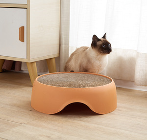 Smarty mèo hiện đại trong nhà mèo đồ chơi bốn mùa các tông sóng scratcher Carton Đóng Gói Đồ chơi Vật Nuôi - Product Image 3