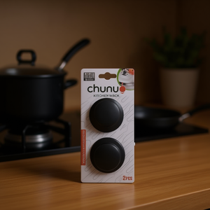 Chunu Pot Top 2Pcs Black Kitchenware Accessory - Product Image 2