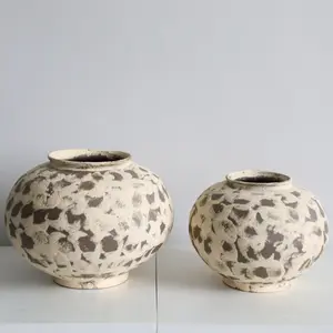 Modernes Land-Keramik-Vasen-Set buntes Porzellan-Blumentosen-Set mit industriellem Luxus und rustikalem Design Stil Heim Hotel Gartendekoration