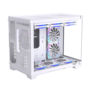 Lovingcool Full Tower ATX <span class=keywords><strong>Gaming</strong></span> Case Estuche de aluminio para computadora con Vidrio Curvo templado para <span class=keywords><strong>PC</strong></span>/Desktop Gamer - Product Image 2