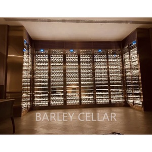 Custom Smart Temperature Control System Glass Door Built-in Single Zone Wine Cellar Fridge <b>Storage</b> Cabinet Non-standard Wine - Product Image 3