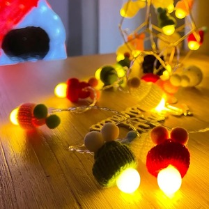2024 Venta caliente Nueva Linda gorra de algodón suave Cadena de Luz Decoración de Navidad regalo de niña ligera - Product Image 5
