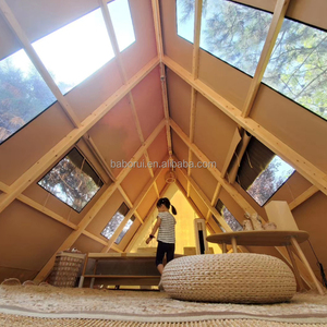 Outdoor Wedding <span class=keywords><strong>Canopy</strong></span> Tendas Evento Ute Gazebo Container Shelter com Triângulo Shade Sail <span class=keywords><strong>Canvas</strong></span> Tecido para Glamping - Product Image 5