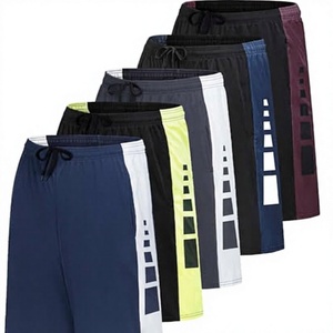 Drawstring Casual Sport Shorts Breathable Lightweight <b>Athletic</b> Training Running Activewear Solid Mid Waist Embroidered Front - Product Image 1