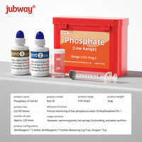 Kit de test de phosphate JUBWAY à faible concentration 0,03-3 mg/L pour aquarium, piscine et eau RO - Empêche l'accumulation d'algues et de tartre
