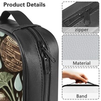 Housse de protection pour Bible, directement de l'usine, avec imprimé botanique tropical Taro Water, fermeture éclair, idéale pour les voyages quotidiens, l'église, le shopping et les cadeaux