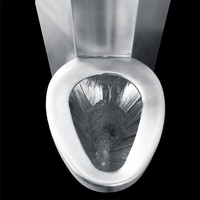 Toilette combinée de style américain en acier inoxydable pour prison et cellule de prison à vendre
