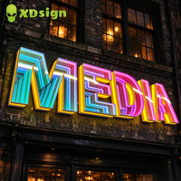 Enseigne au néon personnalisée XDsign, enseigne de devanture de magasin, LED contrôlée par Bluetooth, étanche IP65, publicité commerciale, décoration, éclairage de voiture