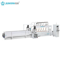 JUNRAN JR-2T Zweiachsige Doppelseitige Horizontale Industrielle Holzbearbeitungs-Fräsmaschine 2 Spindeln Hochleistungs-Behcann-Fernsteuerung
