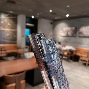 <span class=keywords><strong>Coque</strong></span> de téléphone strass galvanisés de luxe pour Samsung S25 Plus S24 <span class=keywords><strong>Ultra</strong></span> pour iphone 16 15 14promax Shell couverture arrière Mobile - Product Image 5