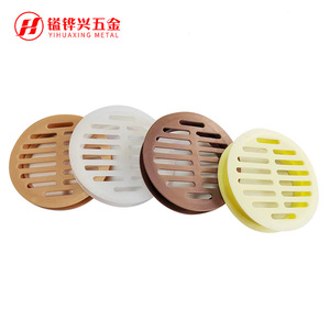 Yihuaxing Metal Plastic Ventilation Cover Round Mesh Grill For Kitchen <b>Cabinet</b> Wardrobe Easy Installation - Product Image 1