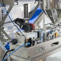 Machine d'emballage automatique pour le remplissage, la mesure, l'emballage et la fermeture de sacs de nourriture et de boissons avec pompe à piston