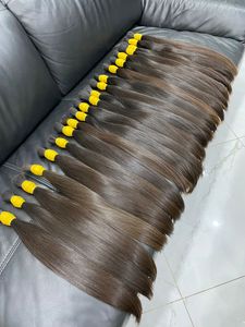 ผมเวียดนามแท้แบบดิบและแบบเวอร์จิ้นสำหรับต่อผม ถักเปีย ทำวิกผม ราคาขายส่ง สีธรรมชาติ - Product Image 1