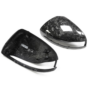 ฝาครอบกระจกมองหลังคาร์บอนไฟเบอร์สีดำสำหรับ Mercedes-Benz C-Class E-Class S-Class GLC CLS GLA GLB - Product Image 3