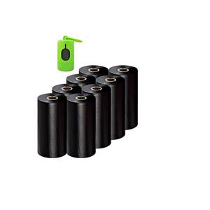 ถุงเก็บอุจจาระสุนัข Huamaohengchun พร้อมหูหิ้วและที่จ่าย ถุงเก็บอุจจาระสีดำแบบไม่มีกลิ่น ป้องกันการรั่วซึม สำหรับสุนัขและแมว - Product Image 1