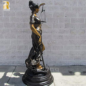 <span class=keywords><strong>Statue</strong></span> de Justice en Bronze à la taille réelle, décoration extérieure de Jardin à vendre - Product Image 5