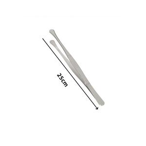 304 Paslanmaz Çelik Barbekü Yiyecek Maşası Kaymaz Yüksek Sıcaklık Dayanımı 25cm/30cm Uzunluk Biftek Pişirme Izgara Buz Maşası - Product Image 2