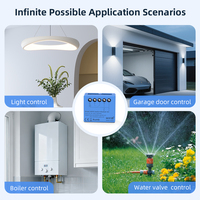 Módulo de Interruptor Inteligente WiFi 6 Tuya Smart Life OEM/ODM WSM20-DC, Control por Voz con Alexa y Google Home, 110-240V, Temporizador DIY