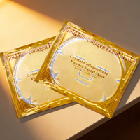 Mascarillas Faciales de Colágeno para el Cuidado de la Piel, Reafirmantes, Hidratantes y Nutritivas, Cuidado de la Piel Coreano, Mascarilla de Lámina con Ampolla de Oro de 24K