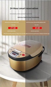 Cuisinière à <span class=keywords><strong>riz</strong></span> électrique intelligente 5L, taille familiale, avec minuterie, multifonctionnelle, pot de cuisson 5L - Product Image 4