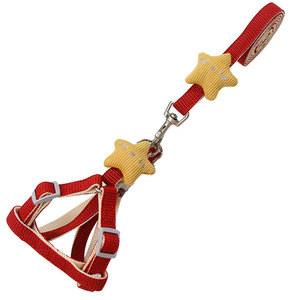 Weiwang Dog Cat <b>Harness</b> Non Straining Chest Strap Small Medium Large Breeds French Bulldog Leash Pet Walking Outing Gear - Product Image 5