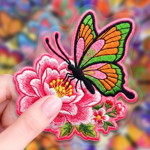 Nuevas Pegatinas de Mariposas con Estilo de Bordado, Pegatinas Transparentes de Mariposas con Diseño Creativo y Estético, Venta al por Mayor - Product Image 2