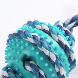 Juguetes Masticables para Perros en Forma de Cuerda, de TPR Ecológico y Duradero, para Limpiar los Dientes de Cachorros - Product Image 2