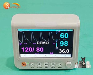 SUN-303S cầm tay 7 inch đa thông số quan trọng dấu hiệu màn hình bác sĩ thú y màn hình - Product Image 3