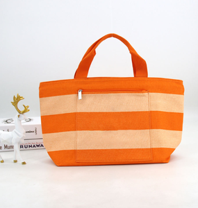 Wholesale Heavy duty <b>Large</b> Personalized Handbags Cotton Canvas Handbags Reusable Custom Handbags Shopping <b>Bags</b> - Product Image 3