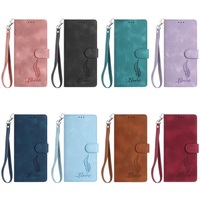 Housse à rabat en cuir PU de luxe avec porte-carte pour étui iPhone étui de téléphone portefeuille pour Samsung Galaxy S25 S24 FE S25 Ultra portefeuilles