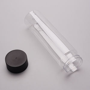 רחב פה אריזה 52mm צוואר גודל 500ml ווס צילינדר בצורת פלסטיק בקבוקי עבור קרח ב לערבב משקאות חלב תה טרי פירות משקאות - Product Image 3